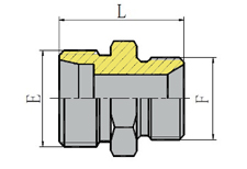 英管螺纹60º锥密封或组合垫密封两用柱端