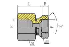英管内螺纹/JIC 内螺纹74º内锥